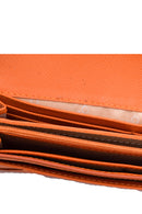 Women's Orange Faux Leather Wallet | Derimod