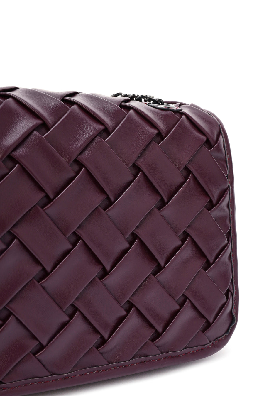 Women's Burgundy Long Strap Crossbody Bag