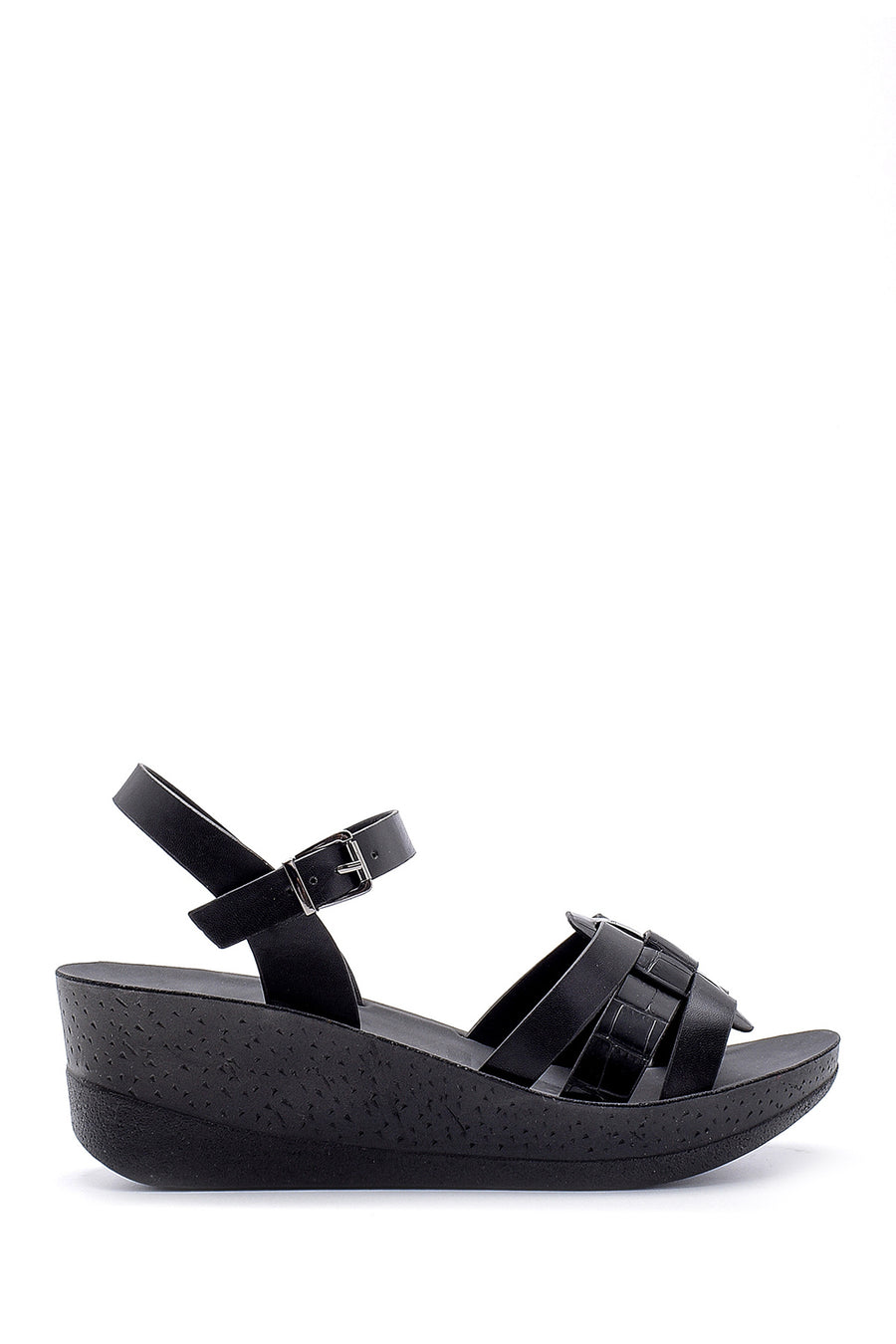 Women's Crocodile Patterned Sandals 20SFE2793E3 | Derimod