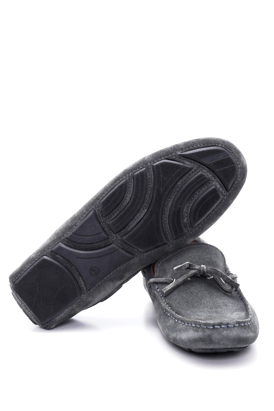 Men's Gray Suede Leather Casual Loafer