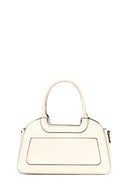 Woman Cream Long-Strap Knitted Mini Shoulder Bag | Derimod