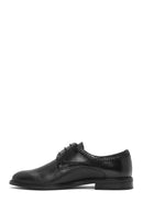 Men's Black Laced Leather Classic Shoes | Derimod