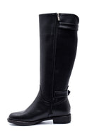 Women's Zipper Detailed Buckle Boots | Derimod