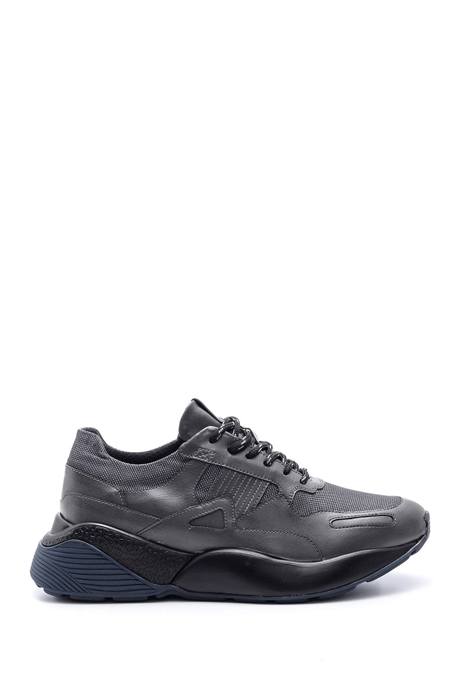 Erkek Yüksek Tabanlı Deri Sneaker 19WFD305514 | Derimod