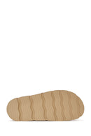 Women's Mink Thick Soled Suede Leather Slippers | Derimod