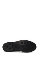 Male Black Tasselled Leather Loafer | Derimod