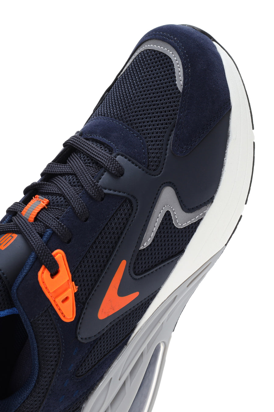 Men's Navy Blue Suede Detailed Sneaker