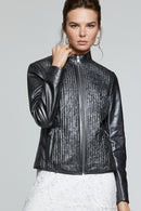 Lena Women's Leather Jacket | Derimod