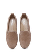 Women's Mink Suede Leather Comfort Loafer | Derimod