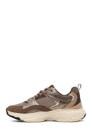 Kadın Bronz Bağcıklı Kalın Tabanlı Sneaker | Derimod