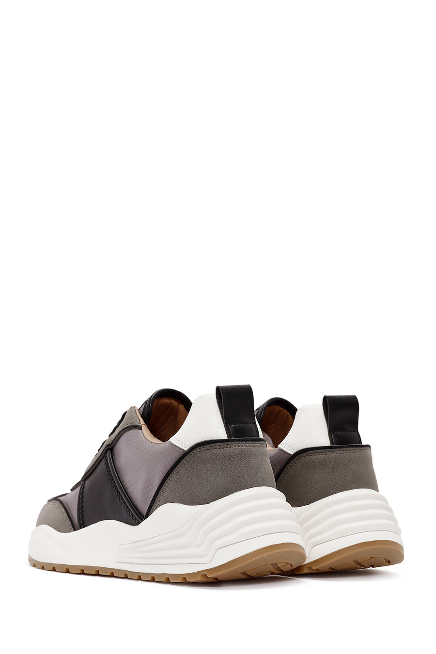 ACBC x Derimod Men's Grey Lace-Up Sneakers