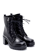 Women's Zipper Detailed Heeled Boots | Derimod