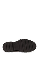 Woman Brown Thick-Soled Suede Masculine Loafer | Derimod