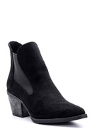 Women's Heeled Suede Boots | Derimod