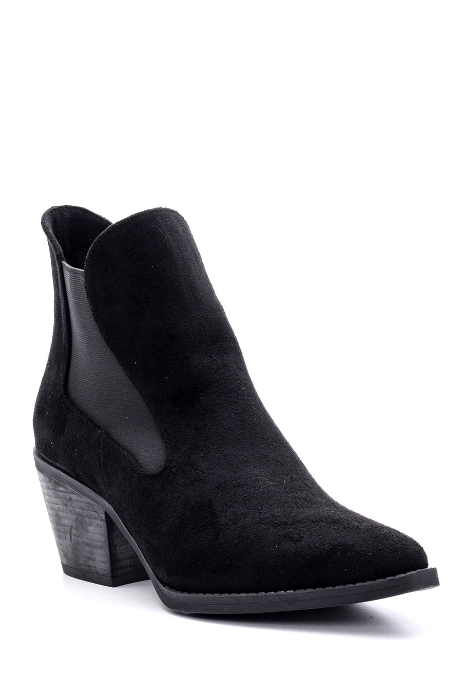 Women's Heeled Suede Boots