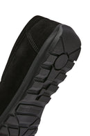Erkek Siyah Süet Deri Casual Loafer | Derimod
