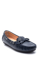 Women's Leather Bow Loafer | Derimod