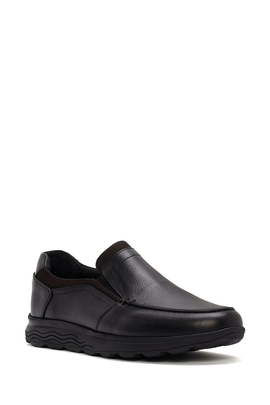 Erkek Siyah Deri Comfort Loafer