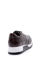 Men's Crocodile Pattern Detailed Leather Sneaker | Derimod