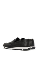 Erkek Siyah Deri Casual Loafer | Derimod
