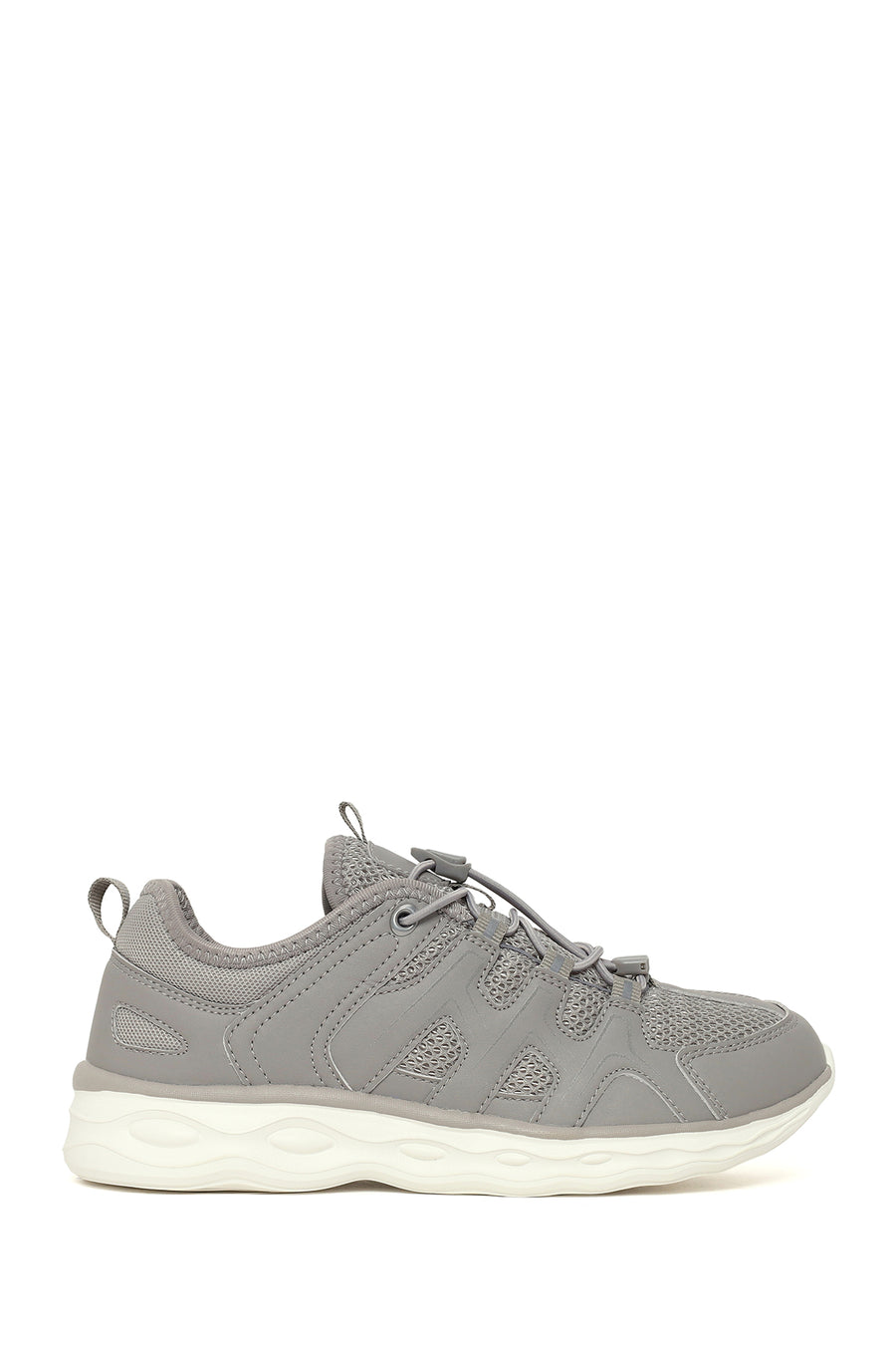 Kadın Gri Kalın Tabanlı Sneaker 26PFE496214 | Derimod