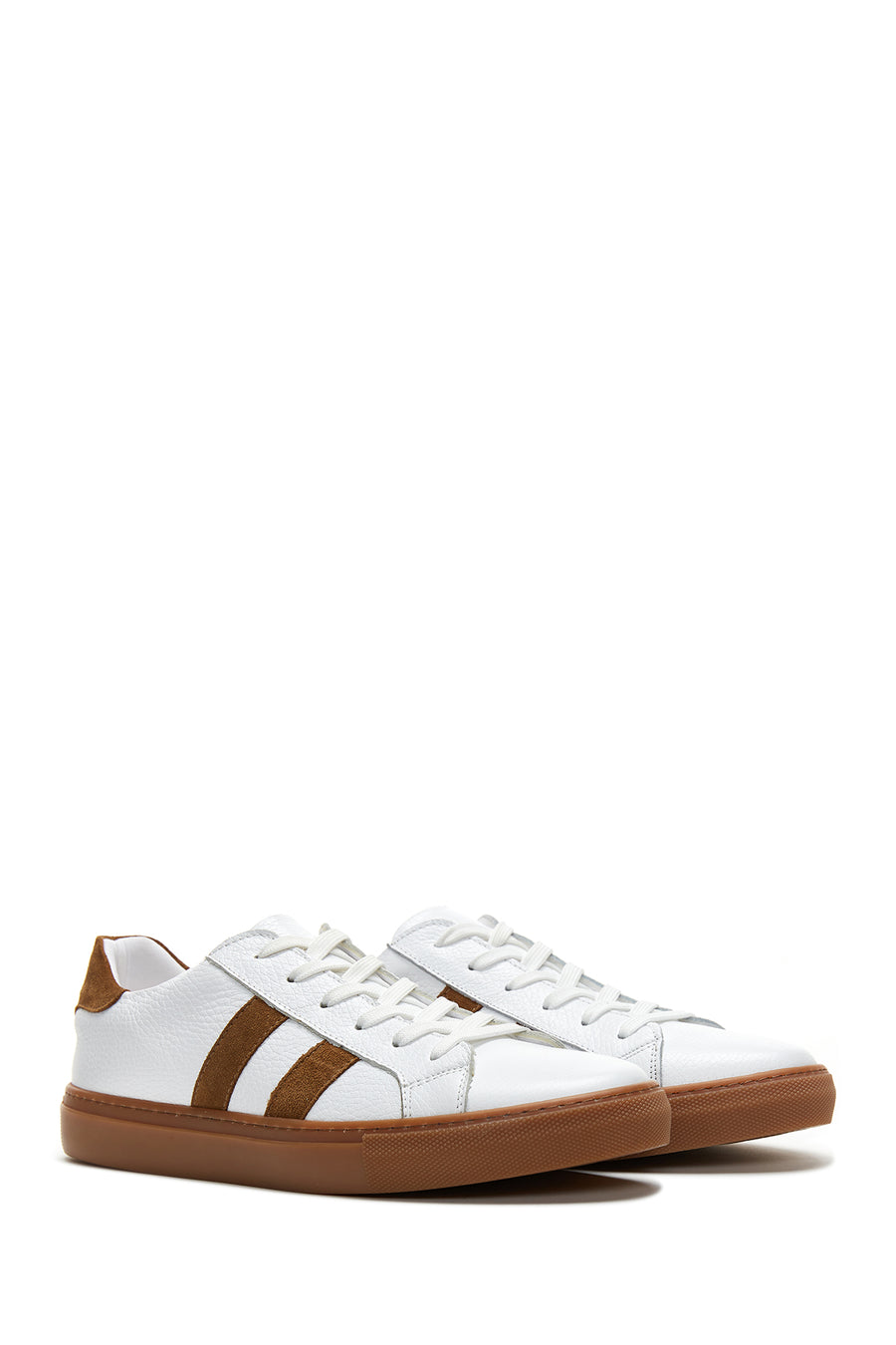 Erkek Beyaz Deri Sneaker