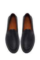 Erkek Siyah Deri Casual Loafer | Derimod
