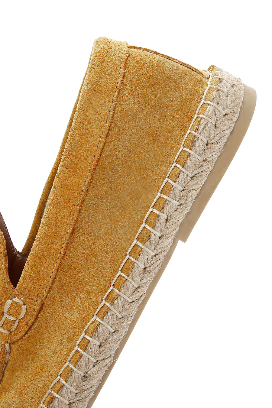 Men's Yellow Leather Espadrille