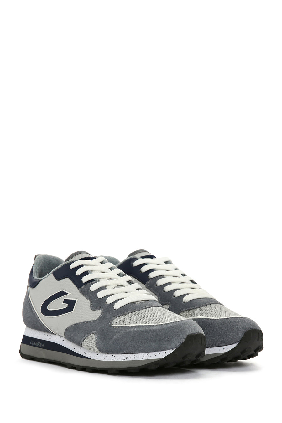 Alberto Guardiani Erkek Gri Siyah Wen Kalın Tabanlı Sneaker