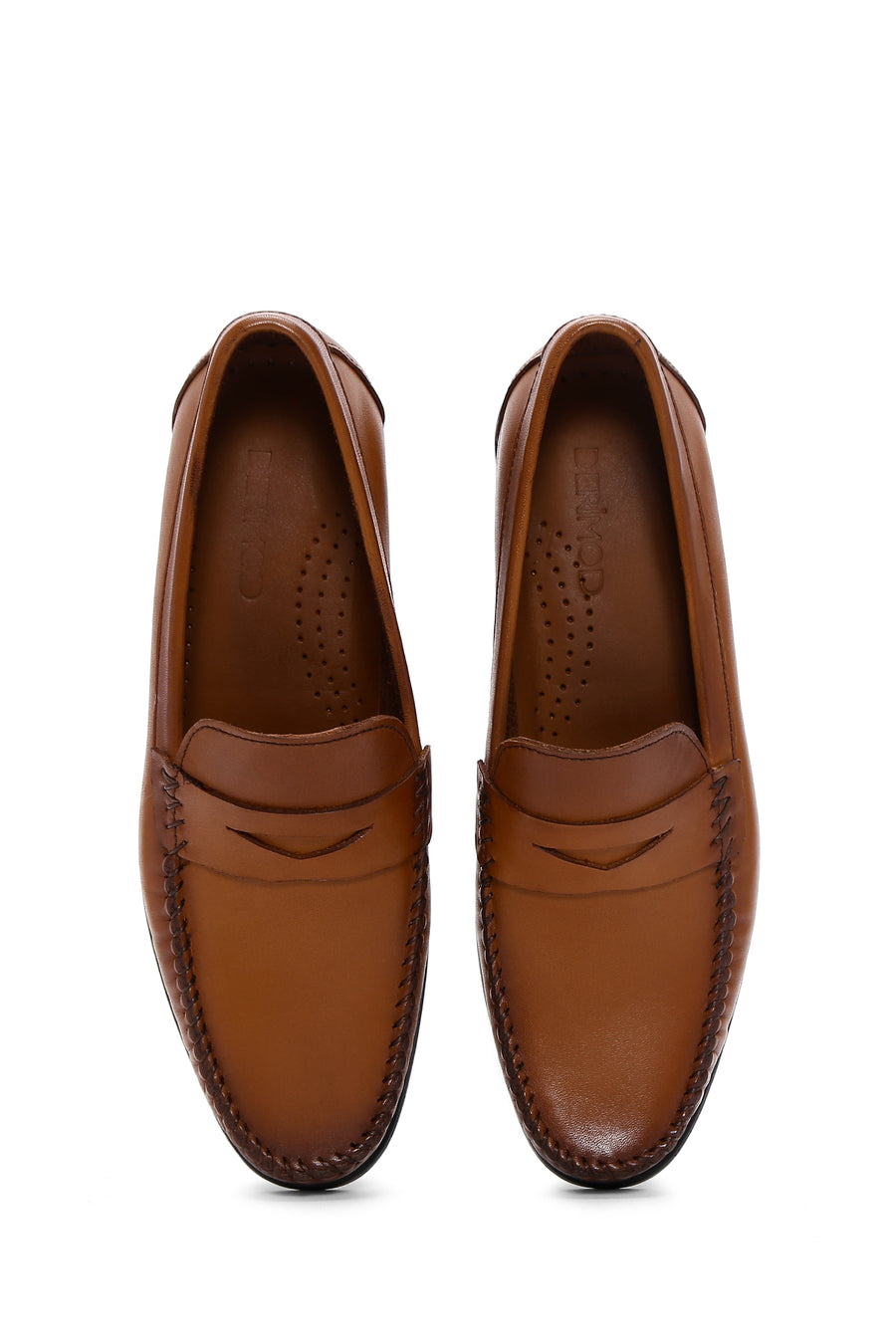 Men's Tan Leather Casual Loafer