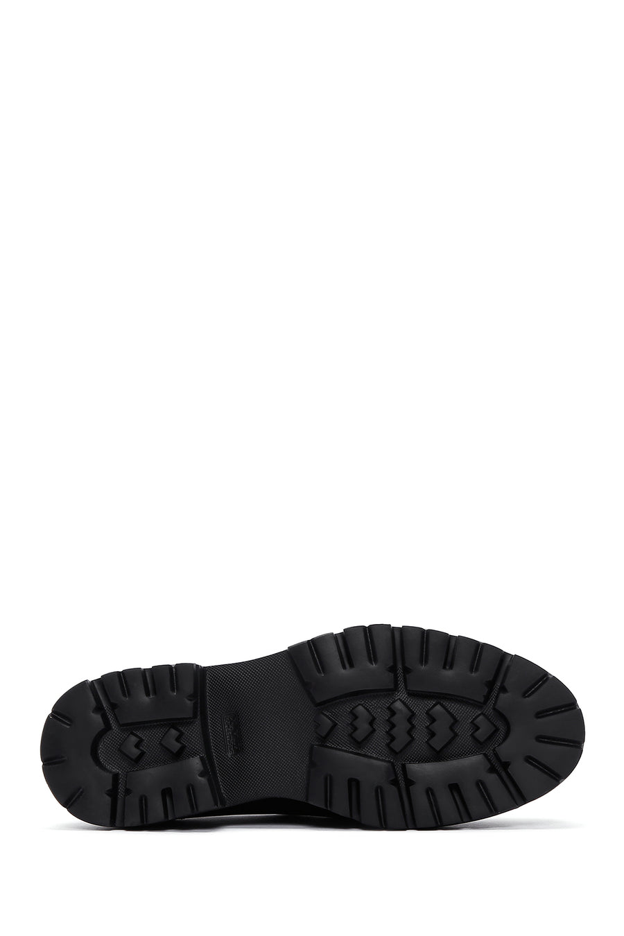 Women's Black Lace-Up Leather Masculine Shoes