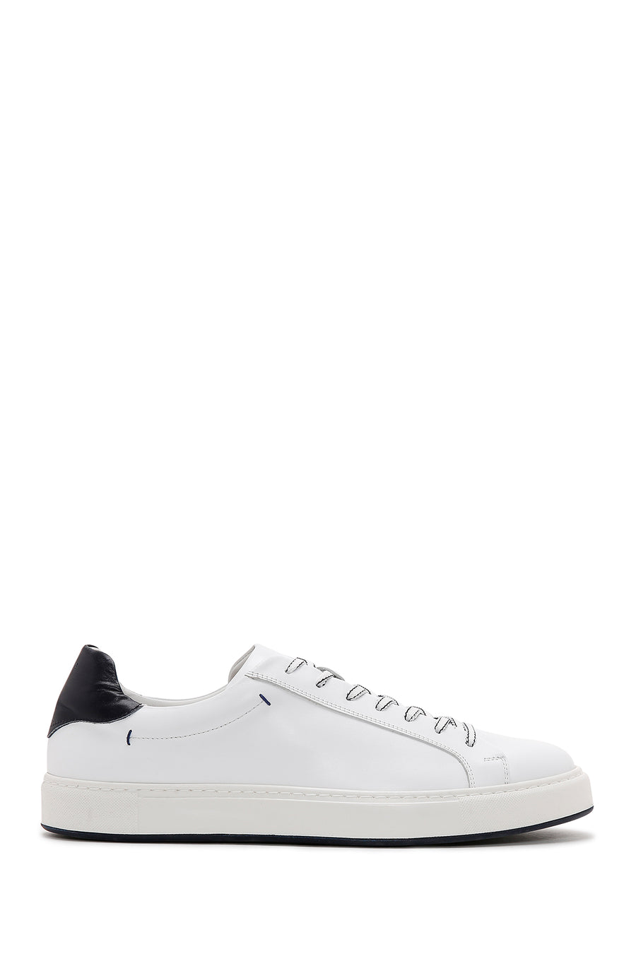 Erkek Beyaz Büyük Beden Deri Sneaker 23SFD614918 | Derimod