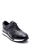 Erkek Deri Kroko Detaylı Sneaker | Derimod