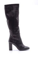 Women's Heeled Leather Boots | Derimod