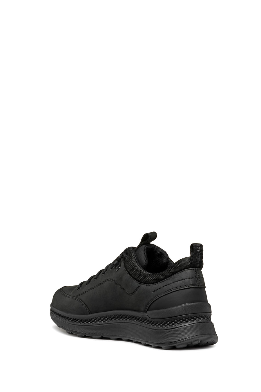 Geox Men's Black Spherica Active X2 Abx Laced Waterproof Leather Sneaker