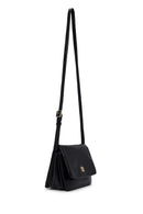 Woman Black Croc-Embossed Crossbody Bag | Derimod