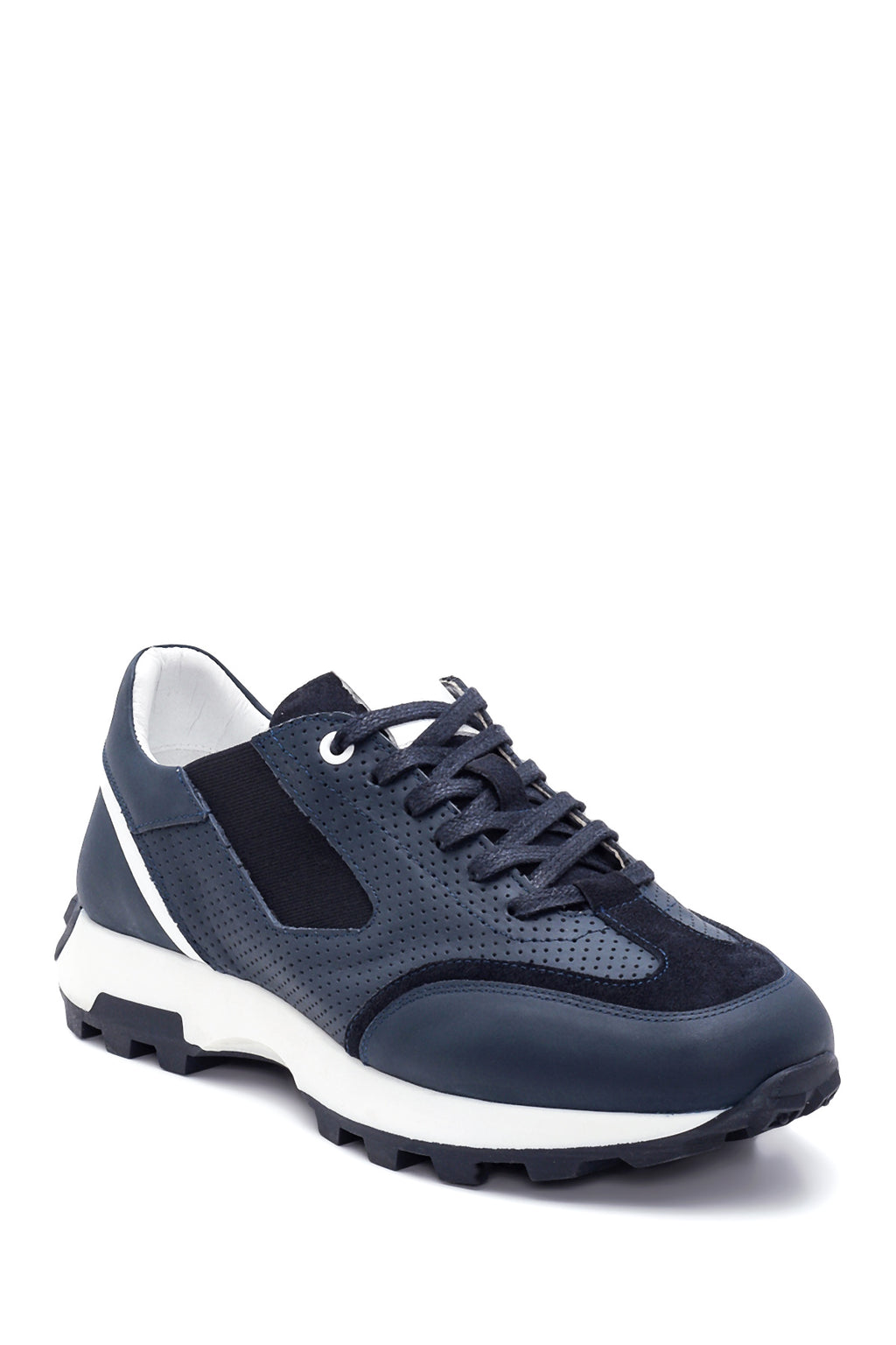 Erkek Deri Desenli Sneaker