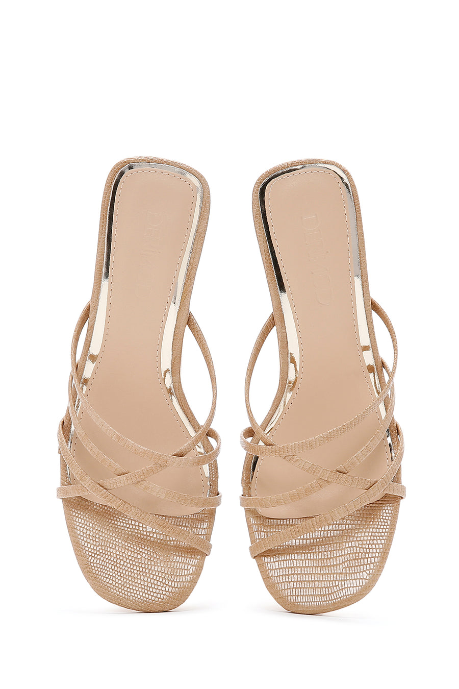 Women's Mink Heeled Slippers