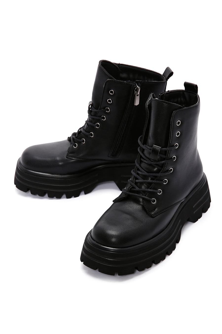 Women's Black Thick Soled Boots
