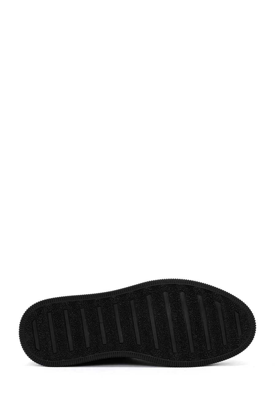 Male Black Lace-up Leather Casual Shoes