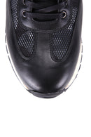 Kamuflaj Desenli Erkek Deri Sneaker | Derimod
