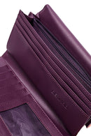 Women's Purple Strap Detailed Wallet | Derimod