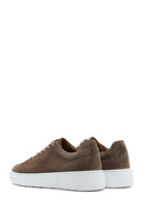 Male Beige Lace-up Suede Leather Sneaker | Derimod