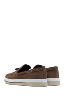 Erkek Vizon Süet Deri Casual Loafer | Derimod
