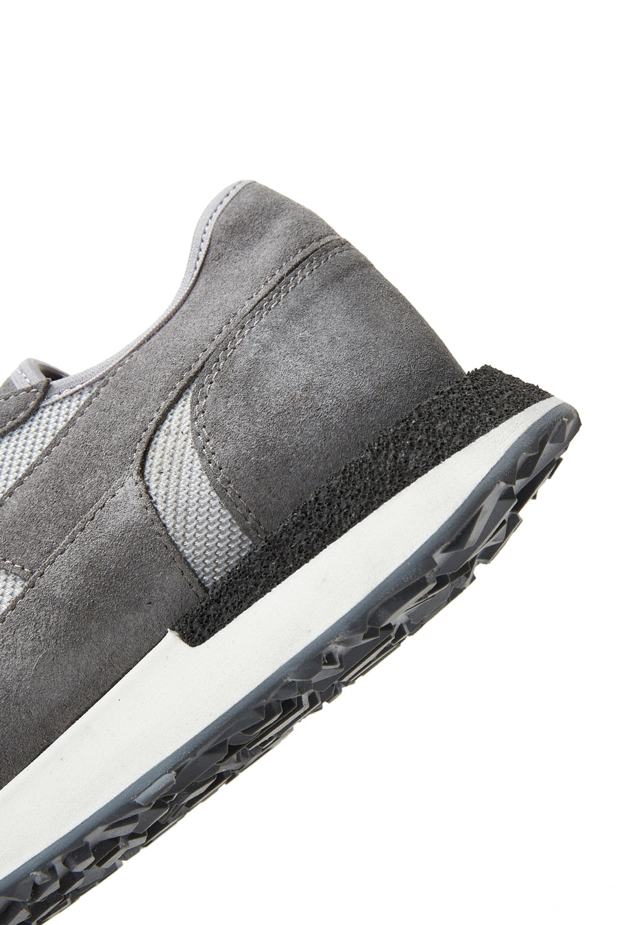 Erkek Gri Deri Sneaker