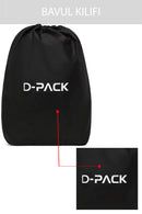 D-Pack Male Black Fabric Mini Suitcase | Derimod
