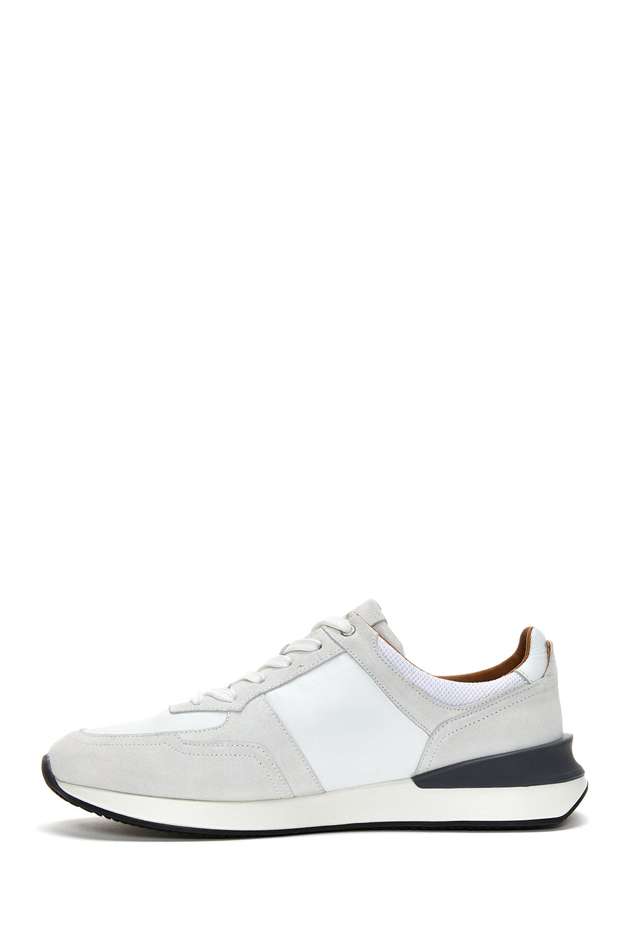 Erkek Gri Süet Deri Sneaker