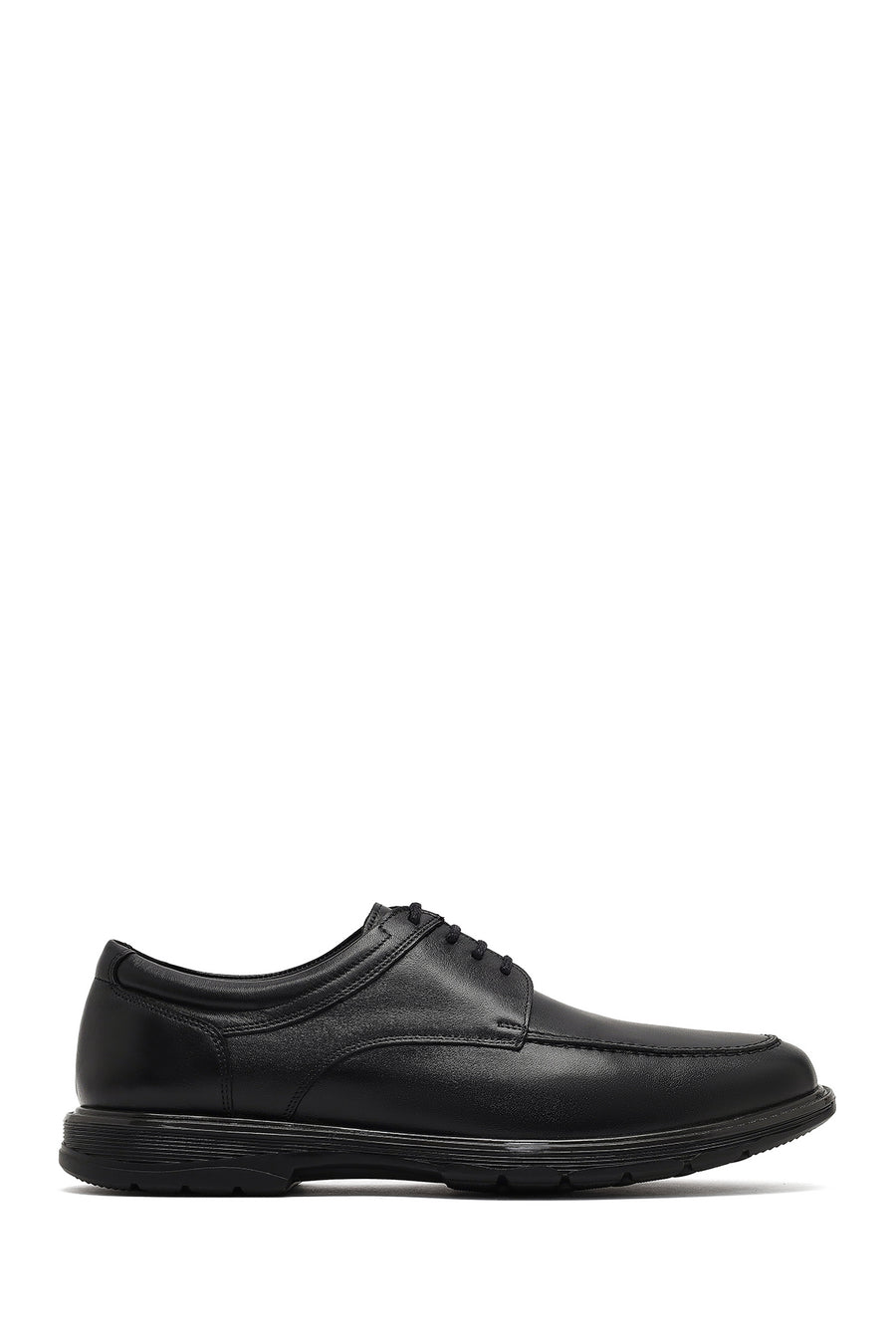 Men's Black Lace-up Leather Casual Shoes 25WFD671418 | Derimod