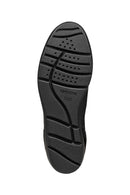 Geox Women's Black Lace-Up Wedge Heeled Sneakers | Derimod