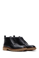 Men's Black Casual Leather Boots | Derimod